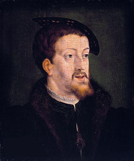 Jan Cornelisz Vermeyen Portrait of Charles V (1500-58), emperor of the Holy Roman Empire oil painting image